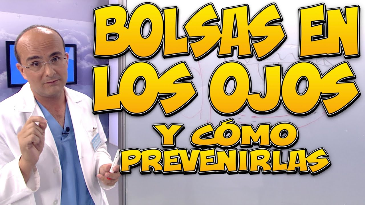 bolsas en los parpados superiores de los ojos