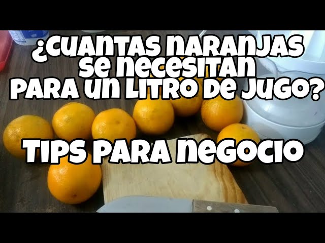 cuantas naranjas hay en un kilo