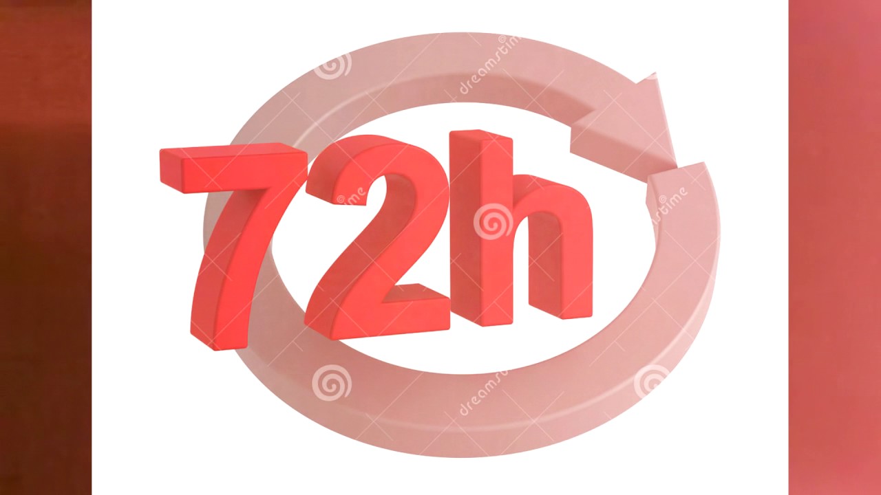 cuantos dias hay en 72 horas