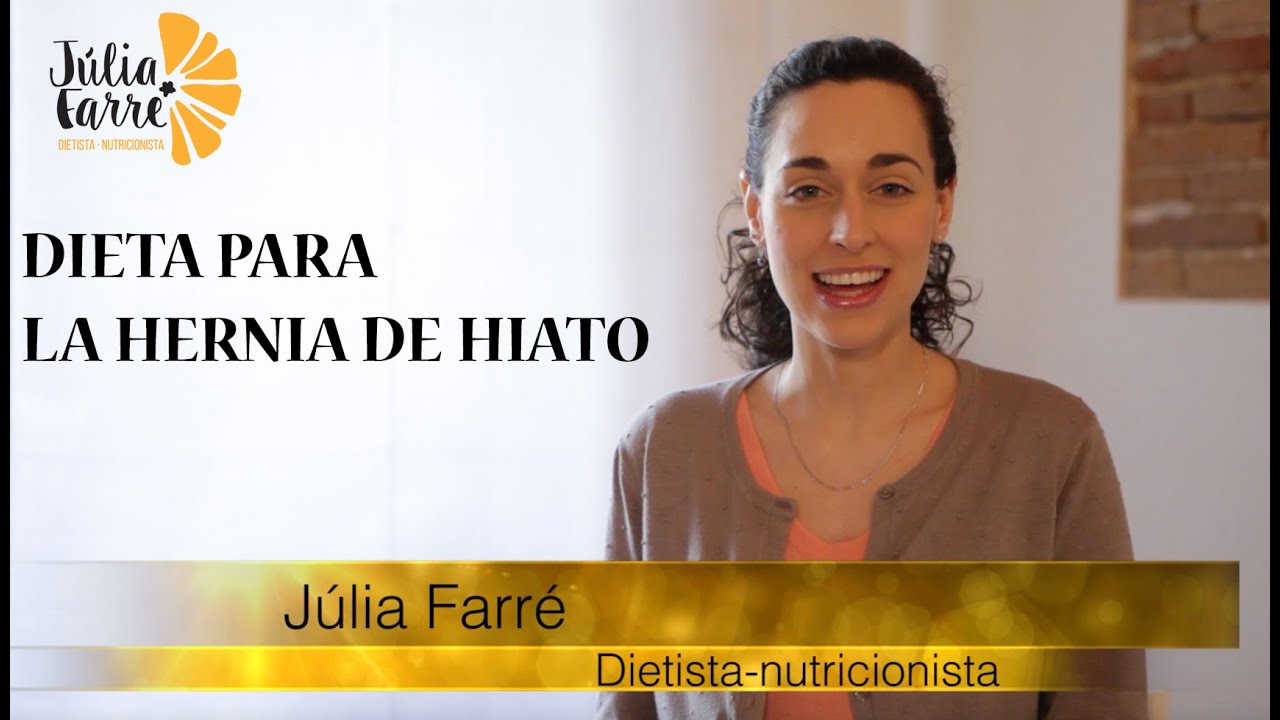 dieta para hernia hiatal y gastritis
