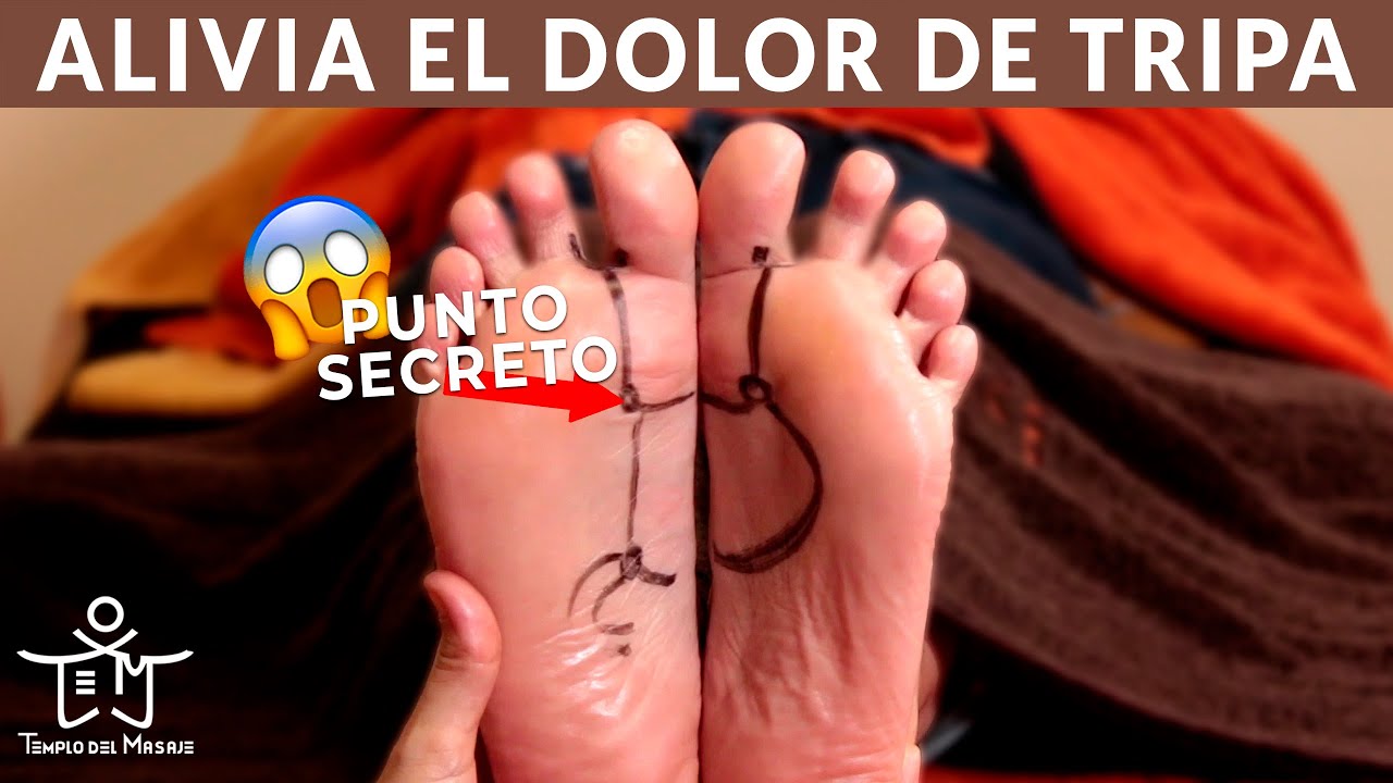 masajes en los pies para eliminar gases