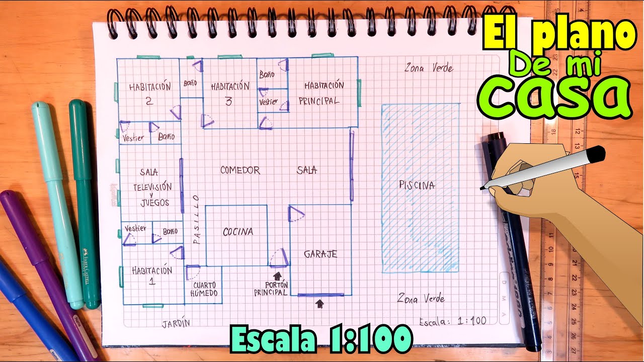 plano de una casa para niños