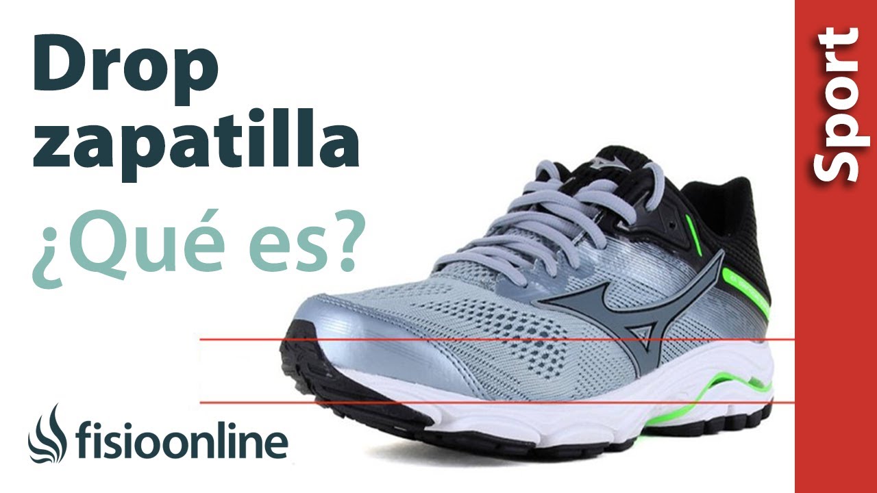 qué es el drop en una zapatilla