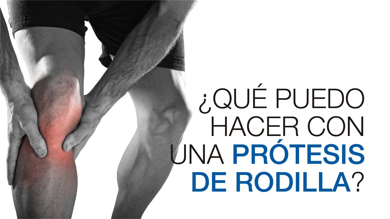 trabajar con una prótesis de rodilla