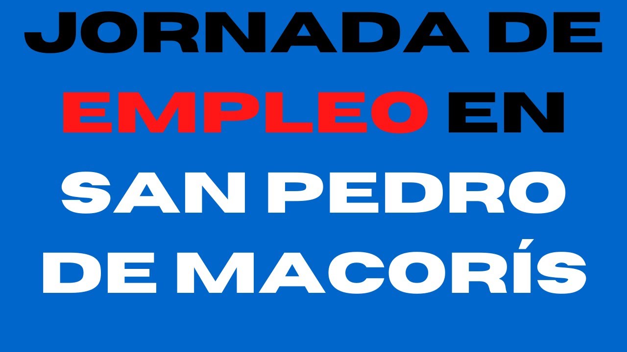 trabajo en san pedro de alcantara