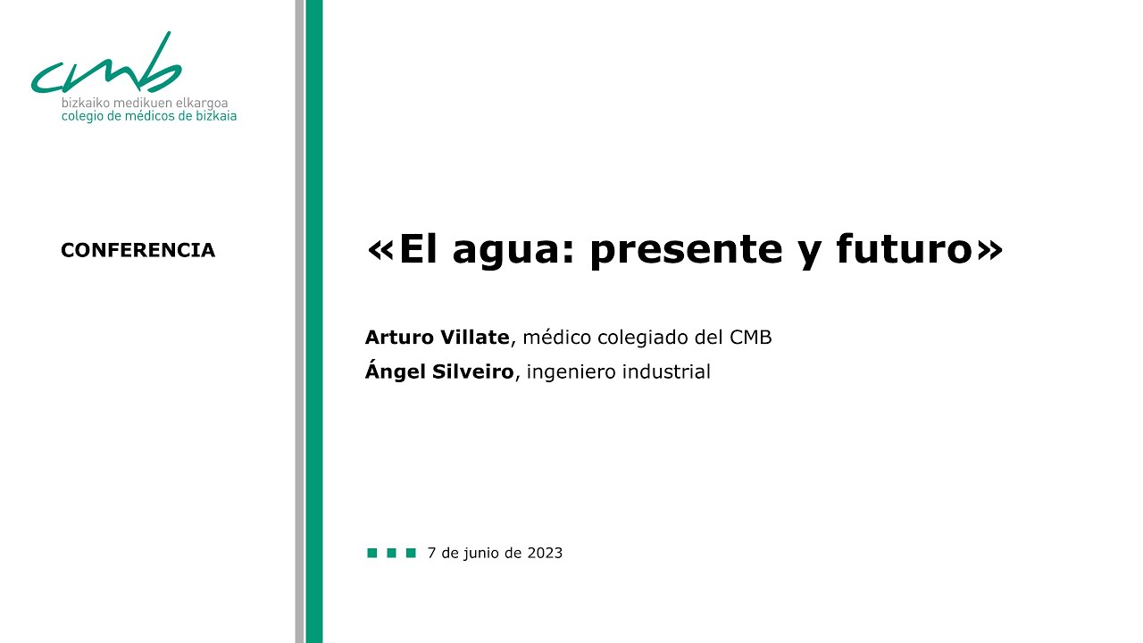 agua para la salud pasado presente y futuro
