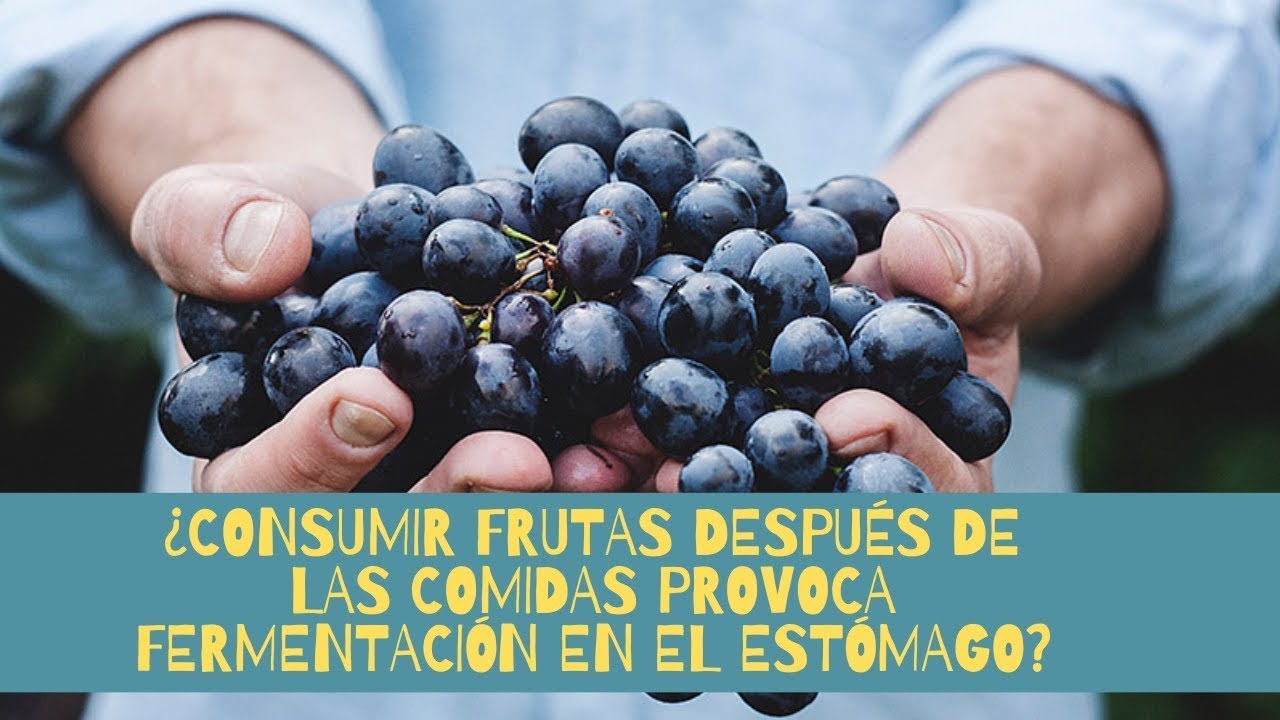 comer fruta despues de comer fermenta