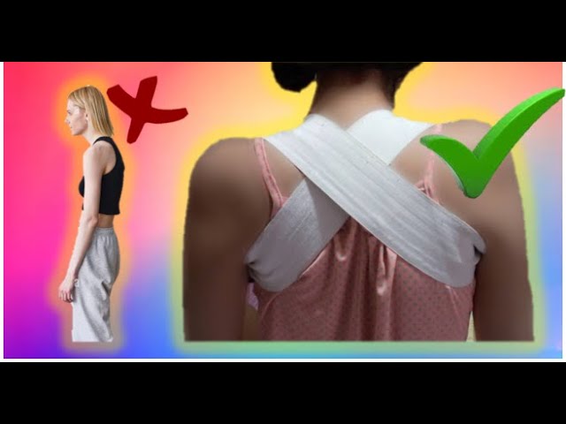 como fabricar un corrector de postura