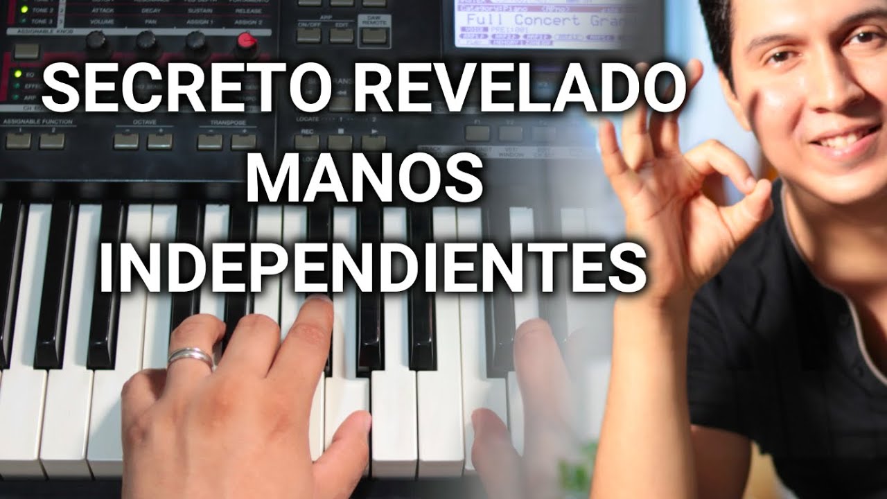 como independizar la mano izquierda en el piano