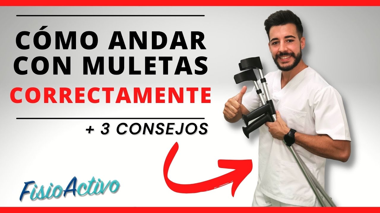 como usar muletas sin apoyar un pie
