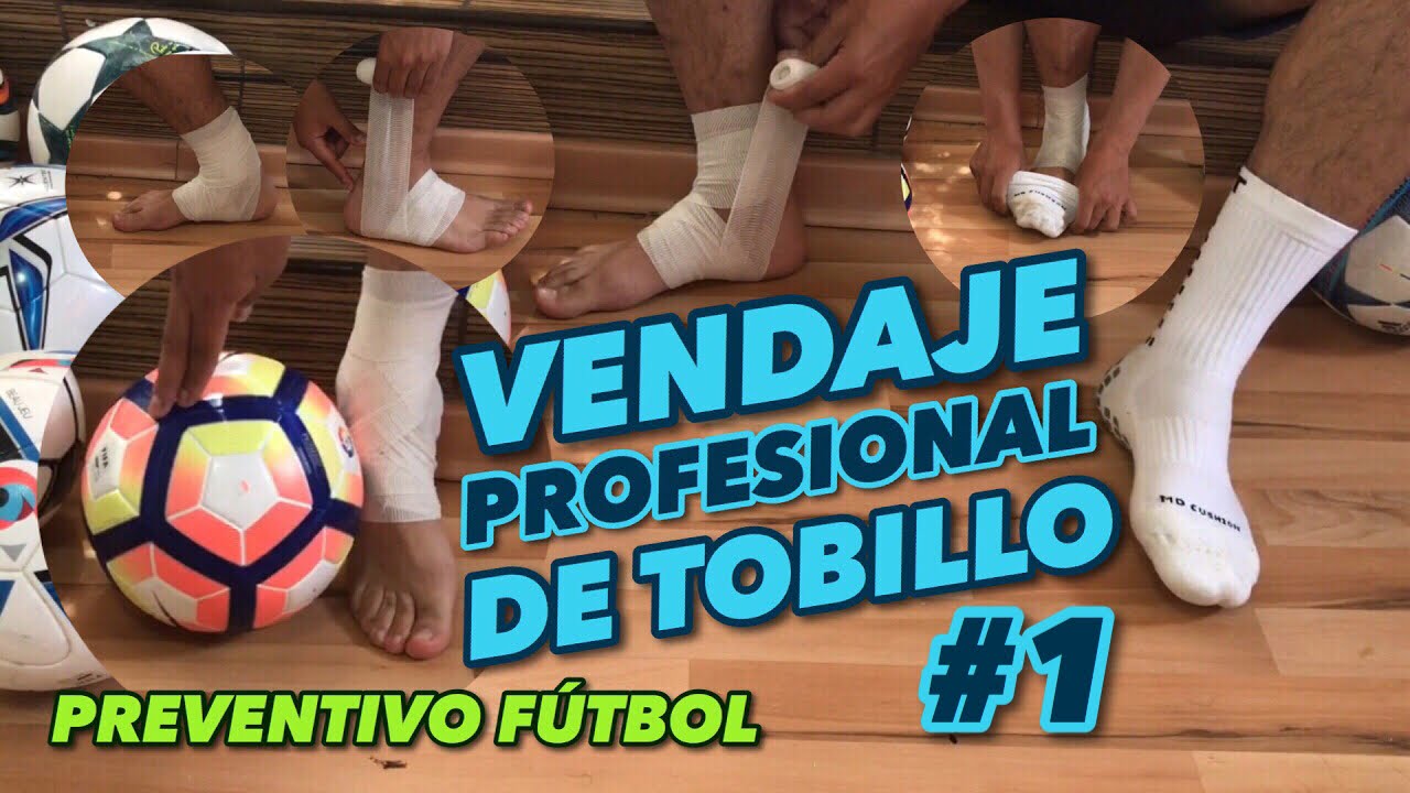como vendarse los tobillos para futbol