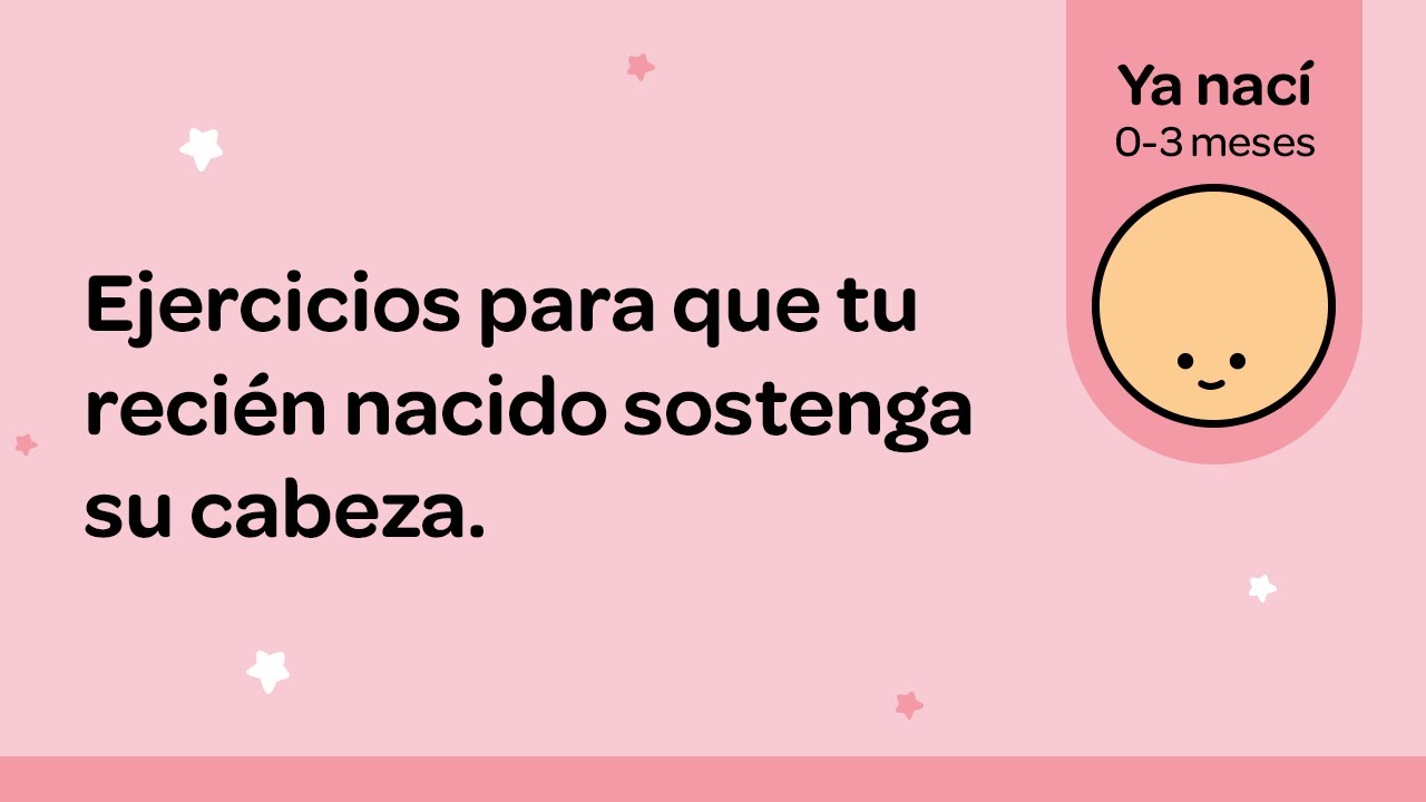 cuando sostiene un bebe la cabeza
