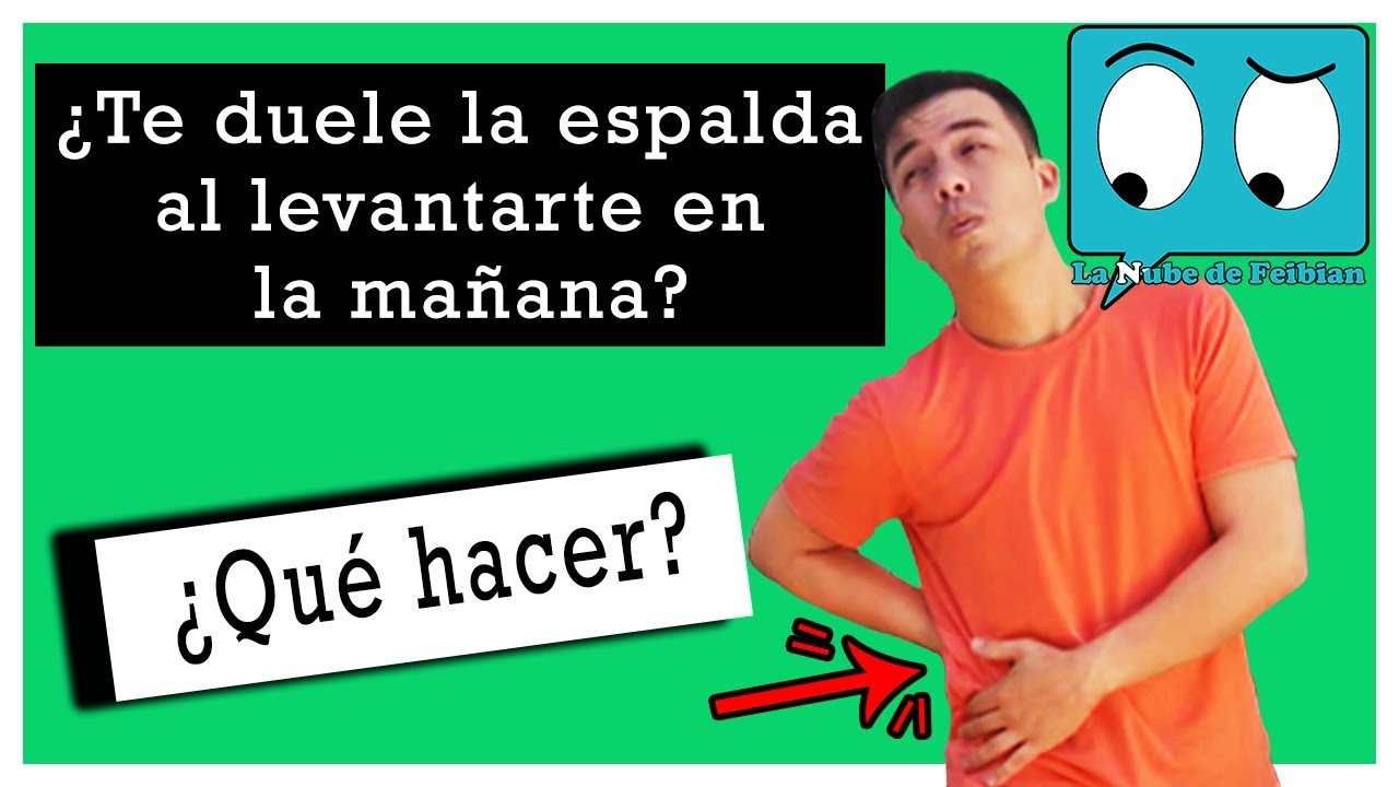 despertar con dolor en la zona baja de la espalda