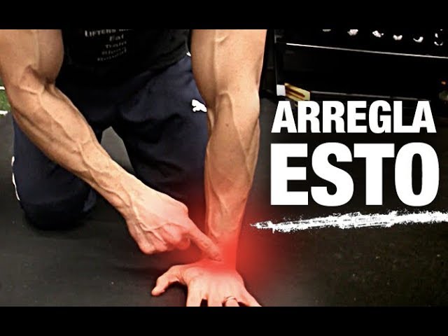 dolor de muñeca por levantar pesas