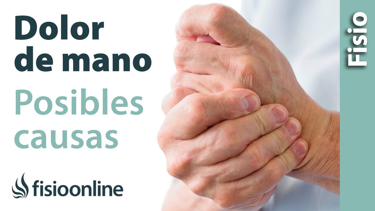 dolor en el dorso de la mano