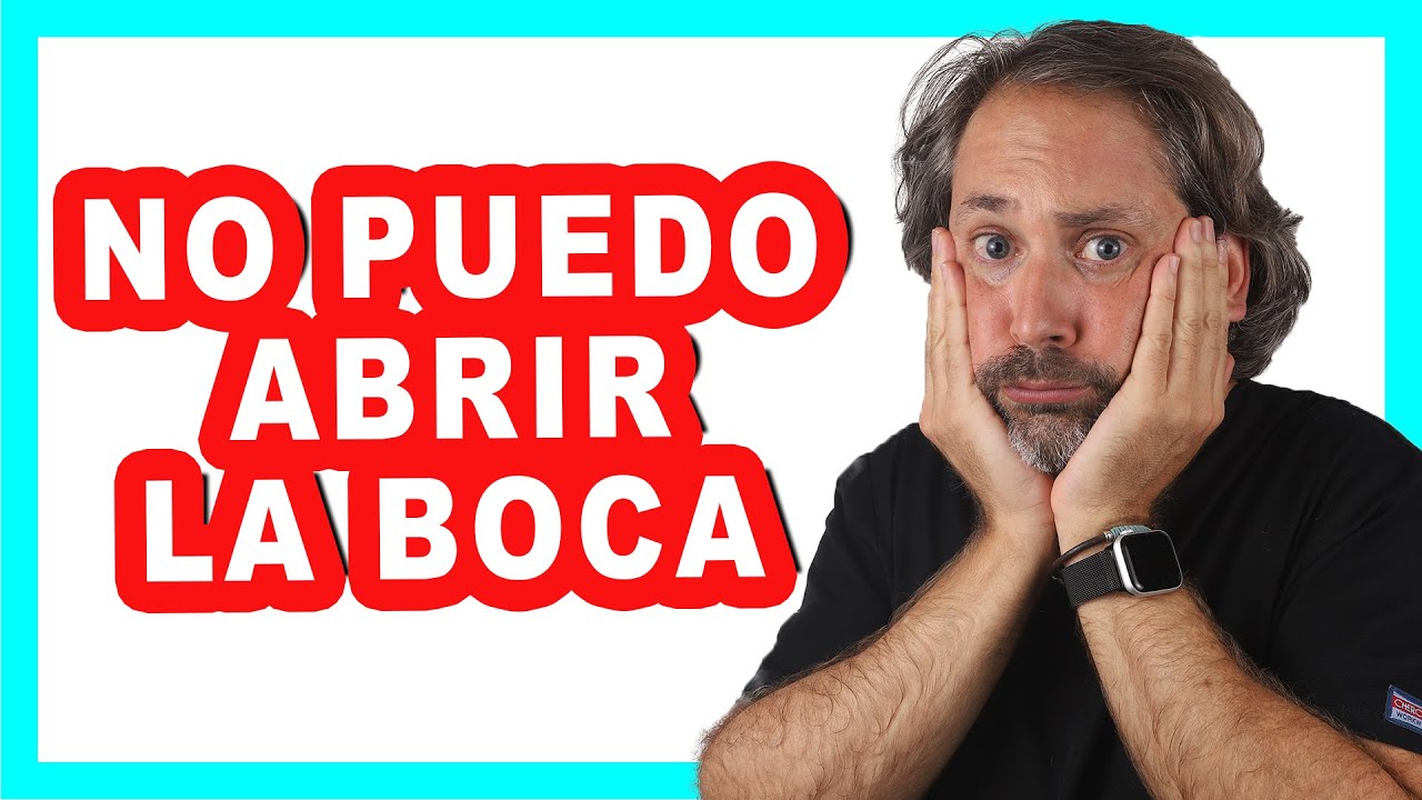 mandibula no puedo abrir la boca