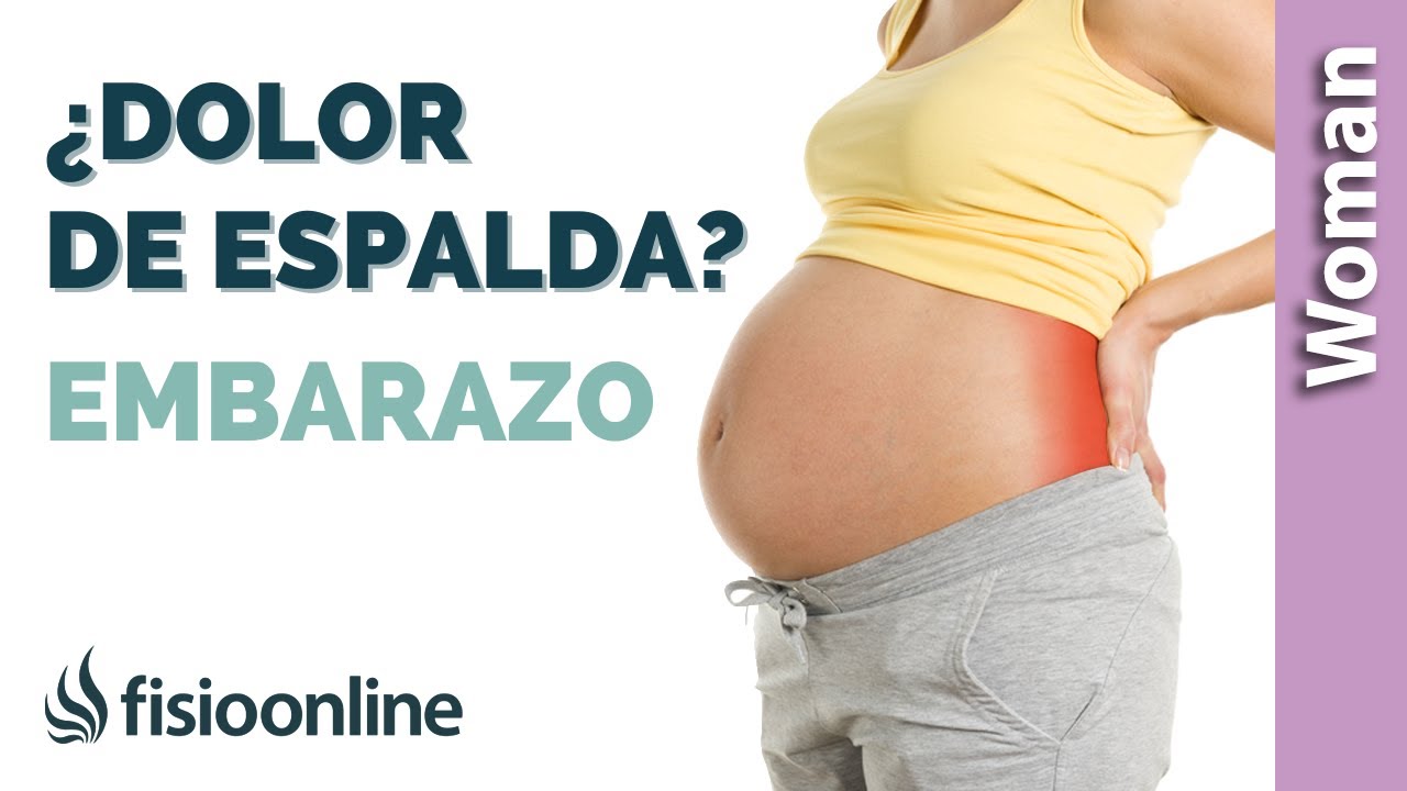 me duele la espalda baja y estoy embarazada