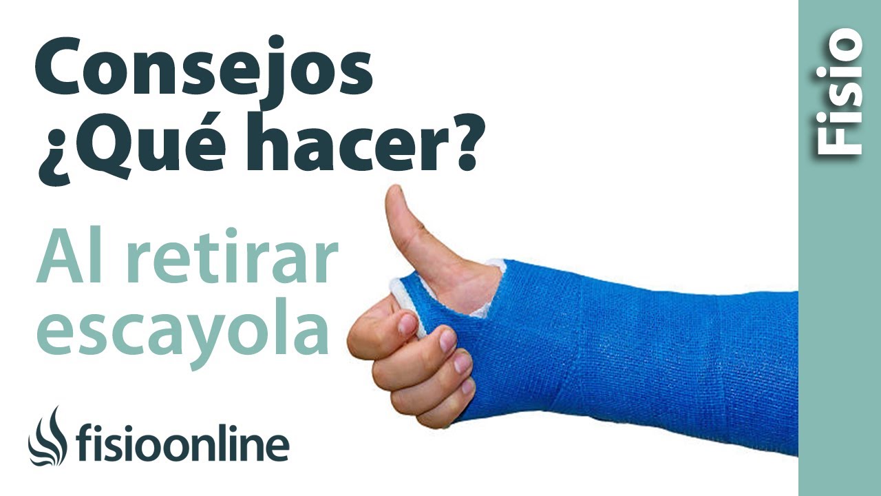 me han quitado la escayola y me sigue doliendo