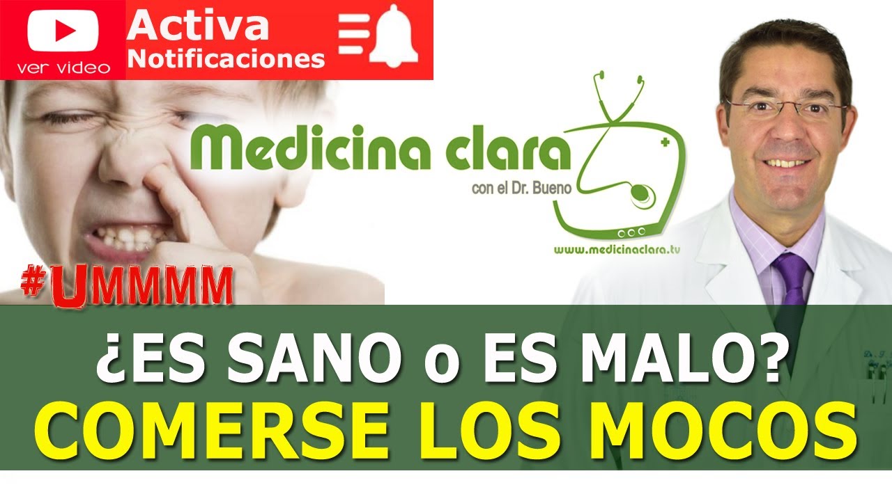 porque los niños se comen los mocos