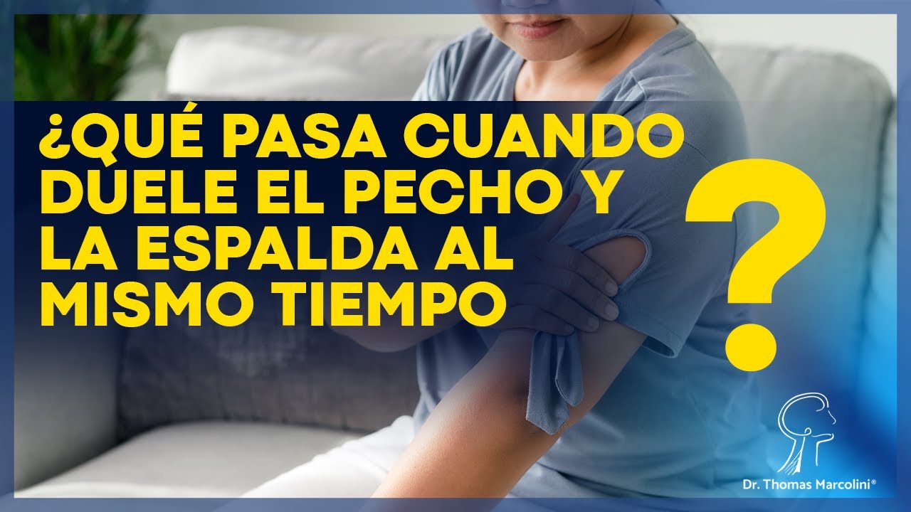 puede doler el pecho por una contractura en la espalda