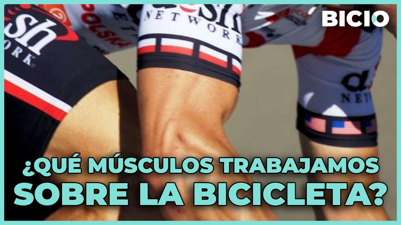 que músculos se trabajan con la bicicleta