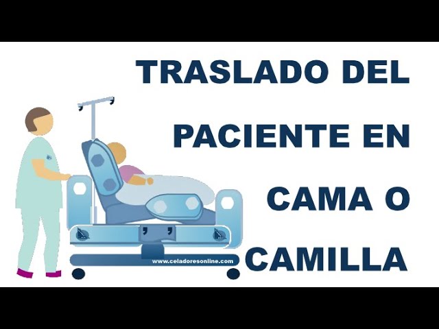 traslado del paciente de cama a camilla