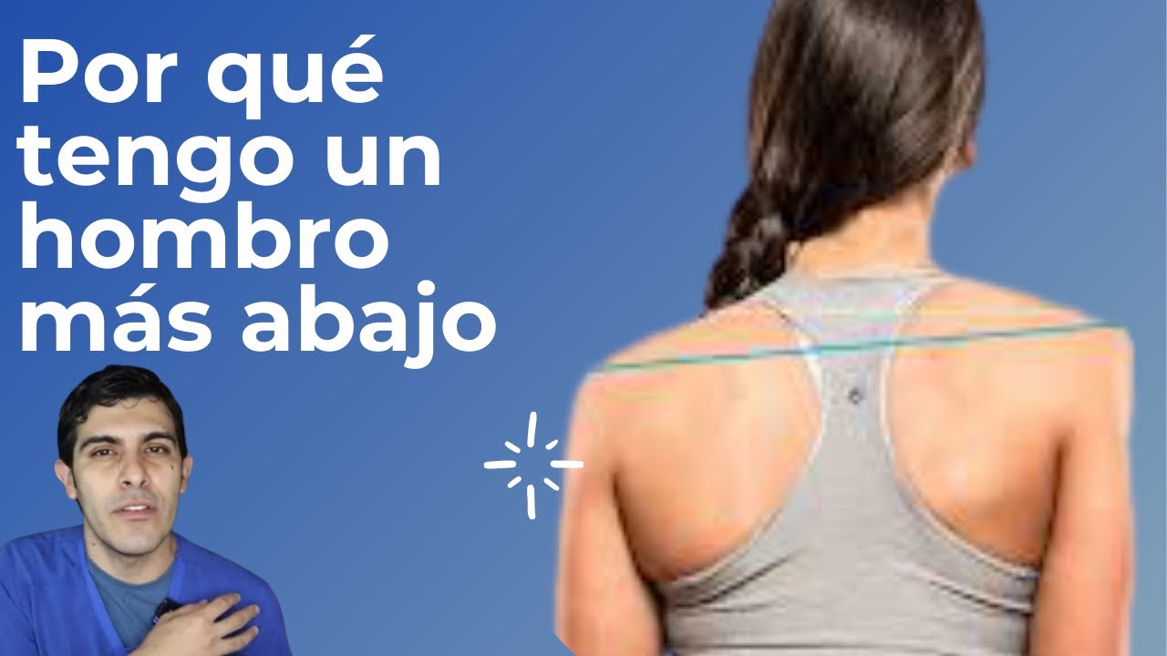 un hombro mas alto que el otro