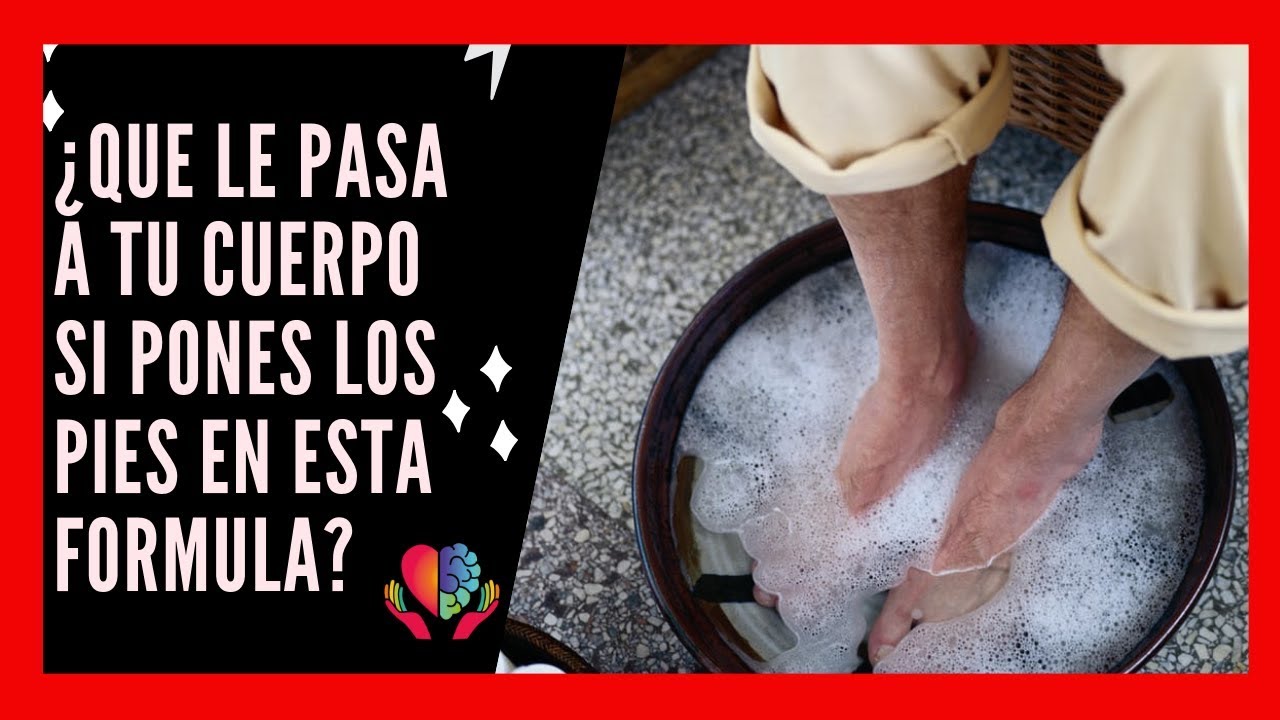 agua con sal para los pies beneficios