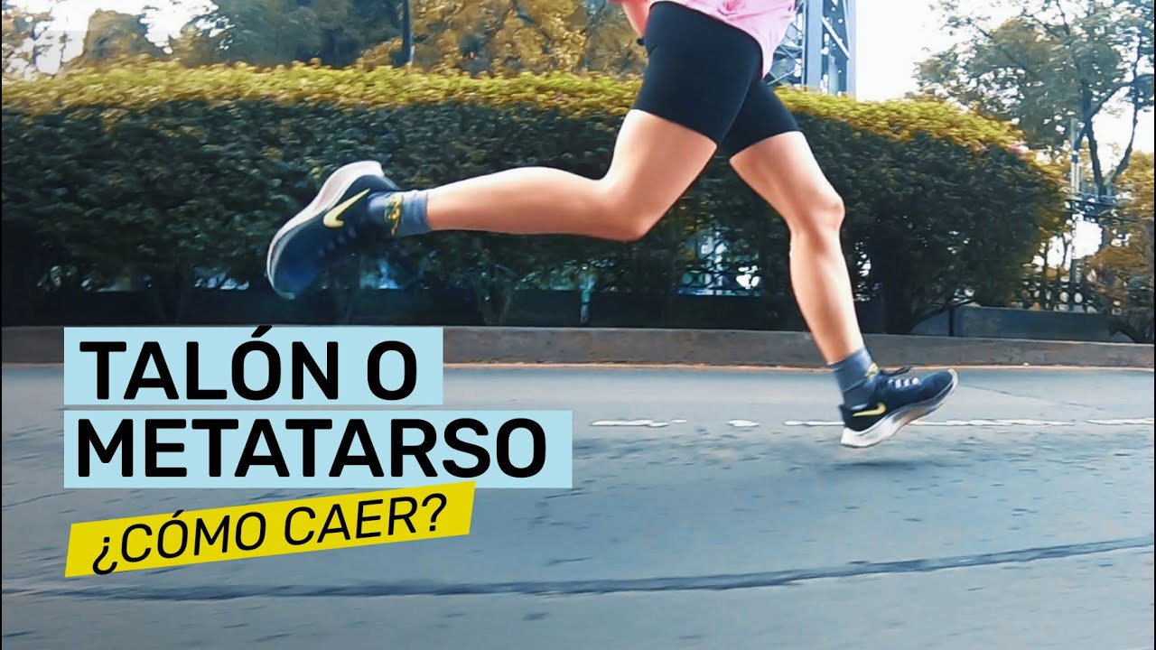 como apoyar el pie al correr