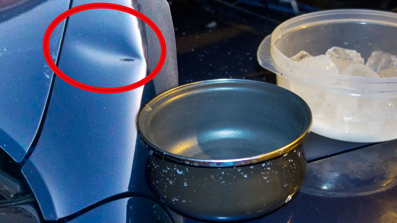 como sacar un golpe con agua caliente