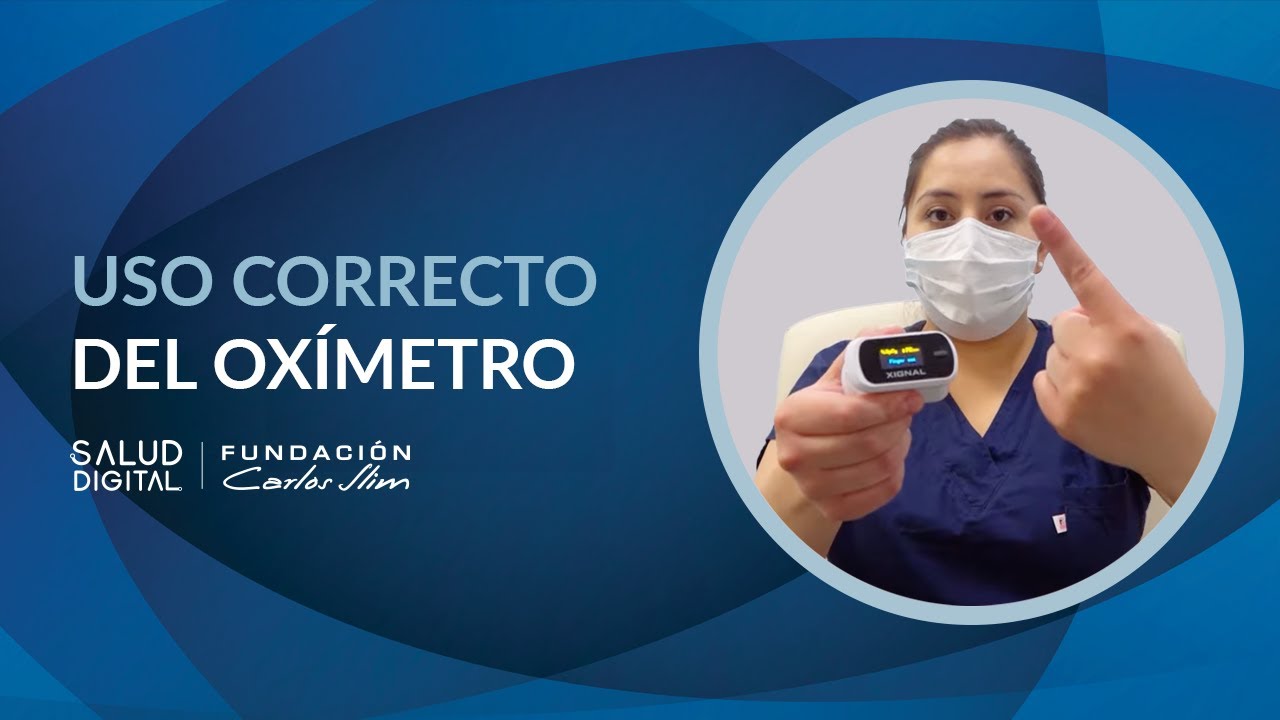 como usar un pulsioxímetro de dedo