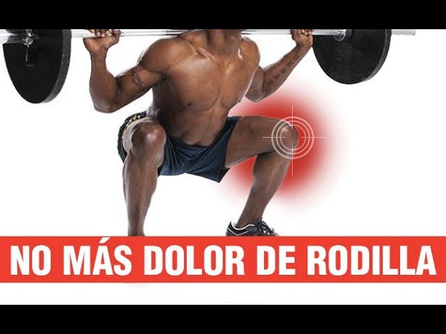 entrenar pierna con dolor de rodilla