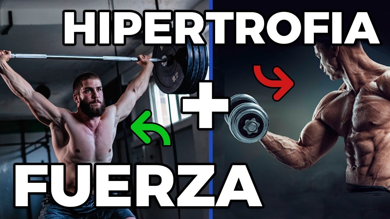 fuerza o hipertrofia para ganar masa muscular