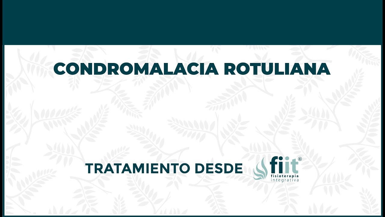 la condromalacia rotuliana es una artrosis