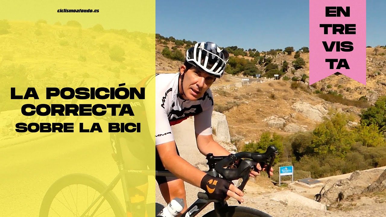 postura en la bicicleta de carretera