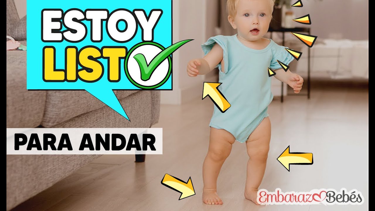 señales de que un bebe va a caminar