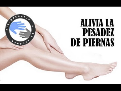 como aliviar la pesadez de las piernas