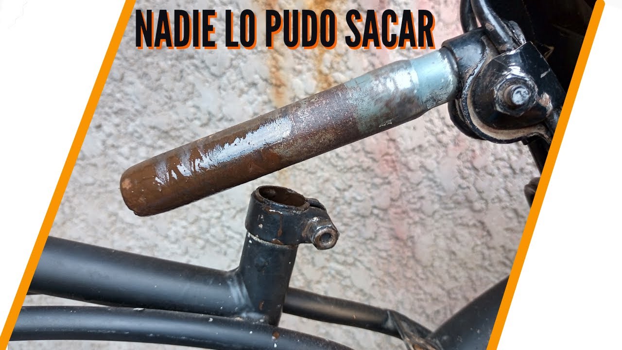 como sacar el asiento de una bicicleta
