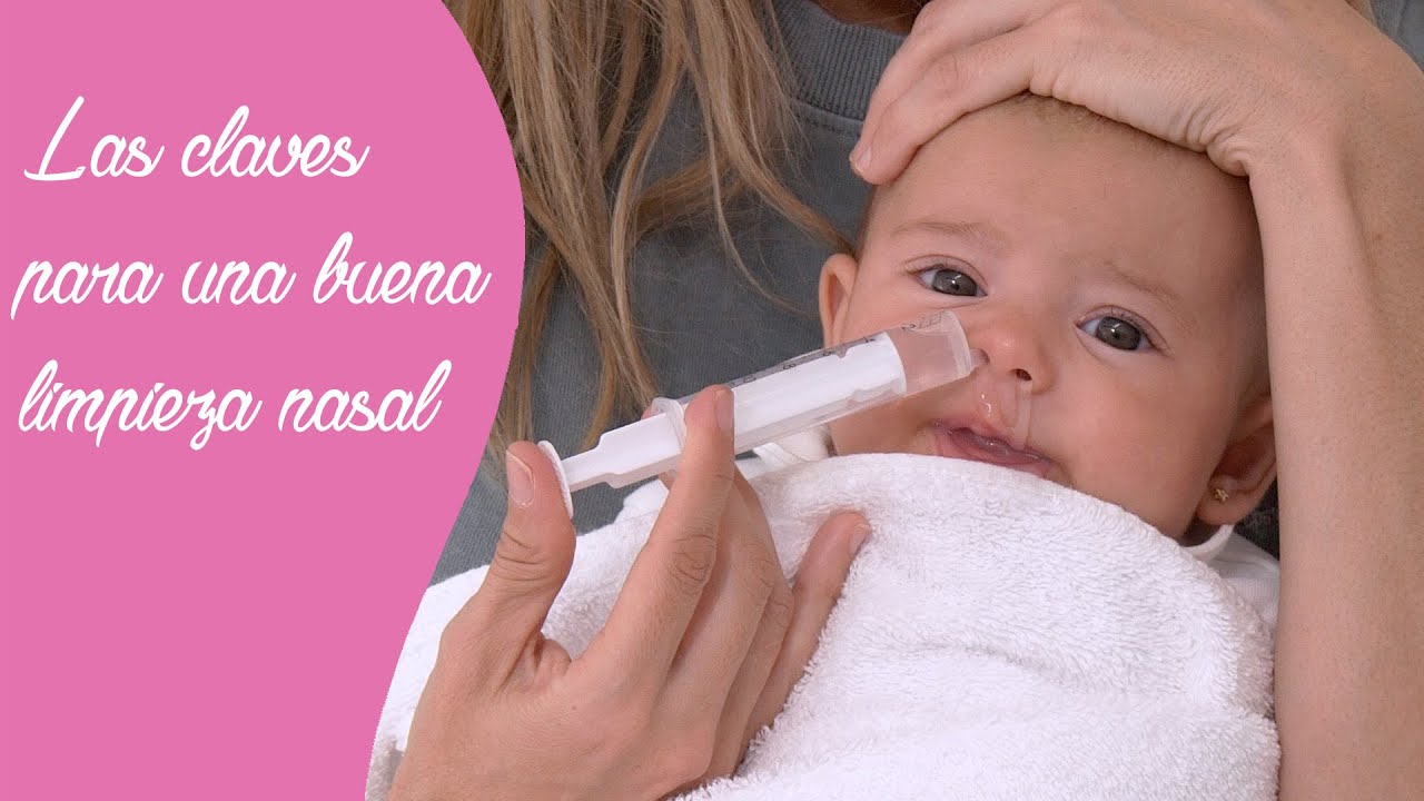 como se hacen los lavados nasales en niños