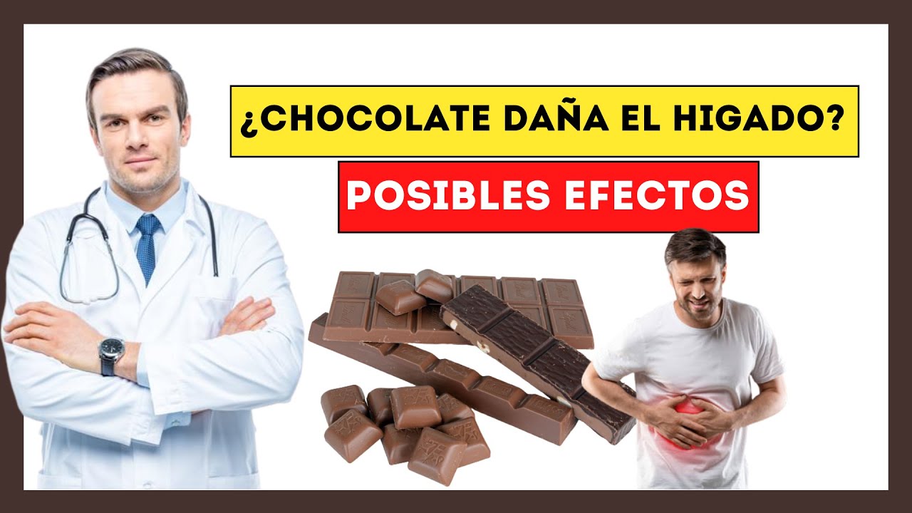 el chocolate es malo para el higado