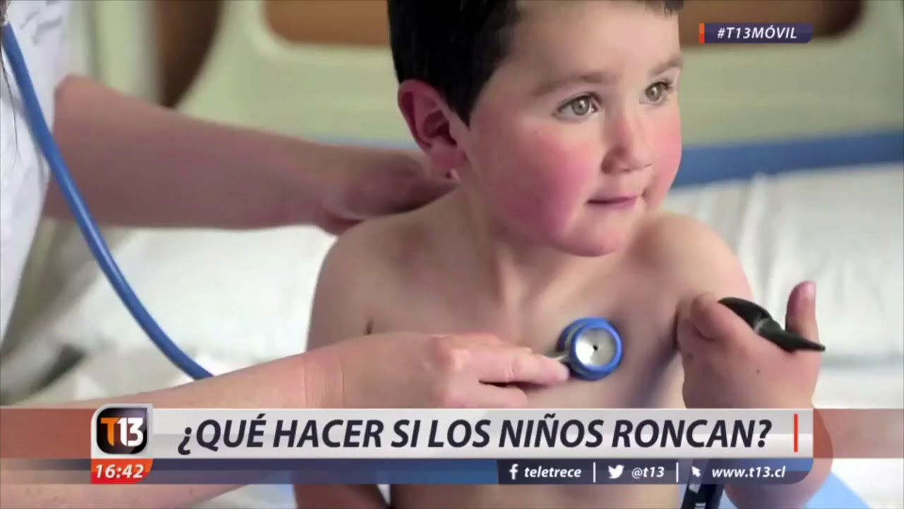 es malo que un niño de 2 años ronque