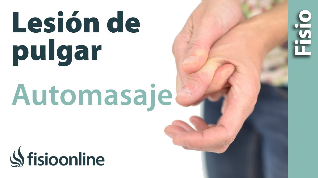 esguince del dedo pulgar dela mano