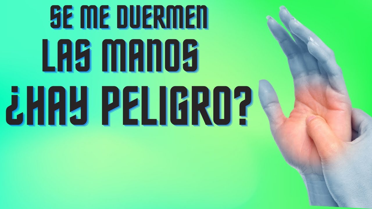 me duele la espalda y se me duermen las manos