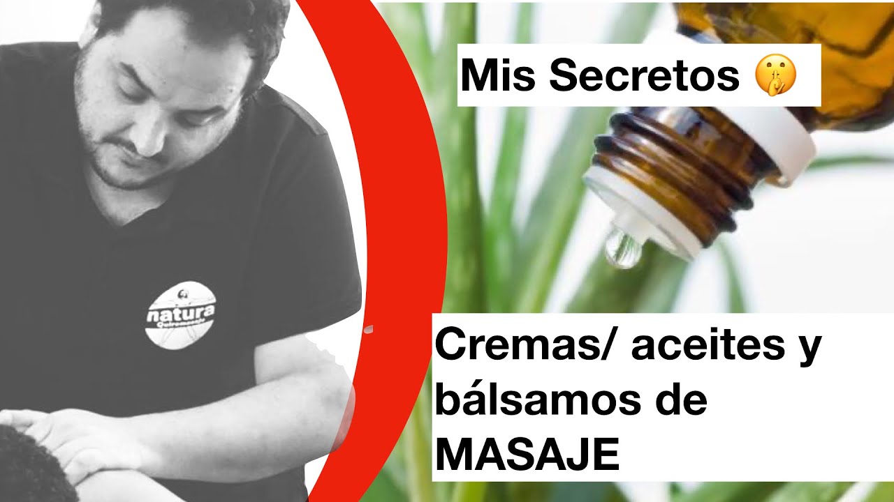 que aceites se usan para dar masajes
